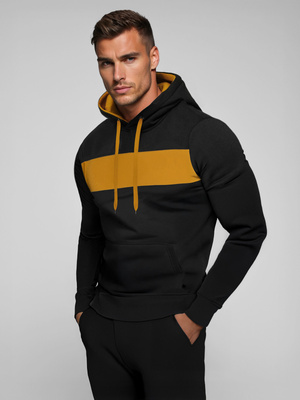 Bluza z kapturem męska czarna OZONEE JS/8B1315/3Z